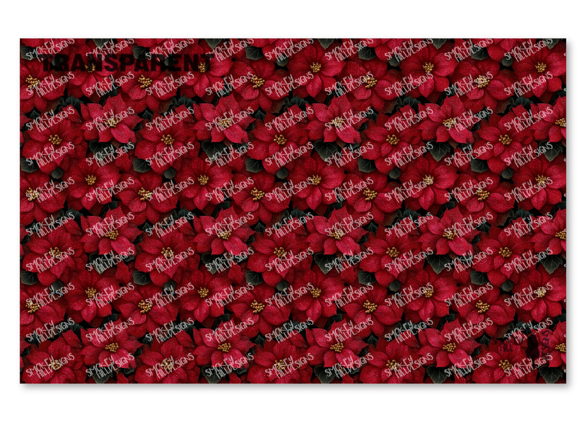 PatternPly® Transparent Pebbled Poinsettia product photo 2
