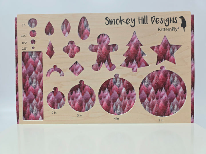 PatternPly® Full Coverage Pink and Gray Forest