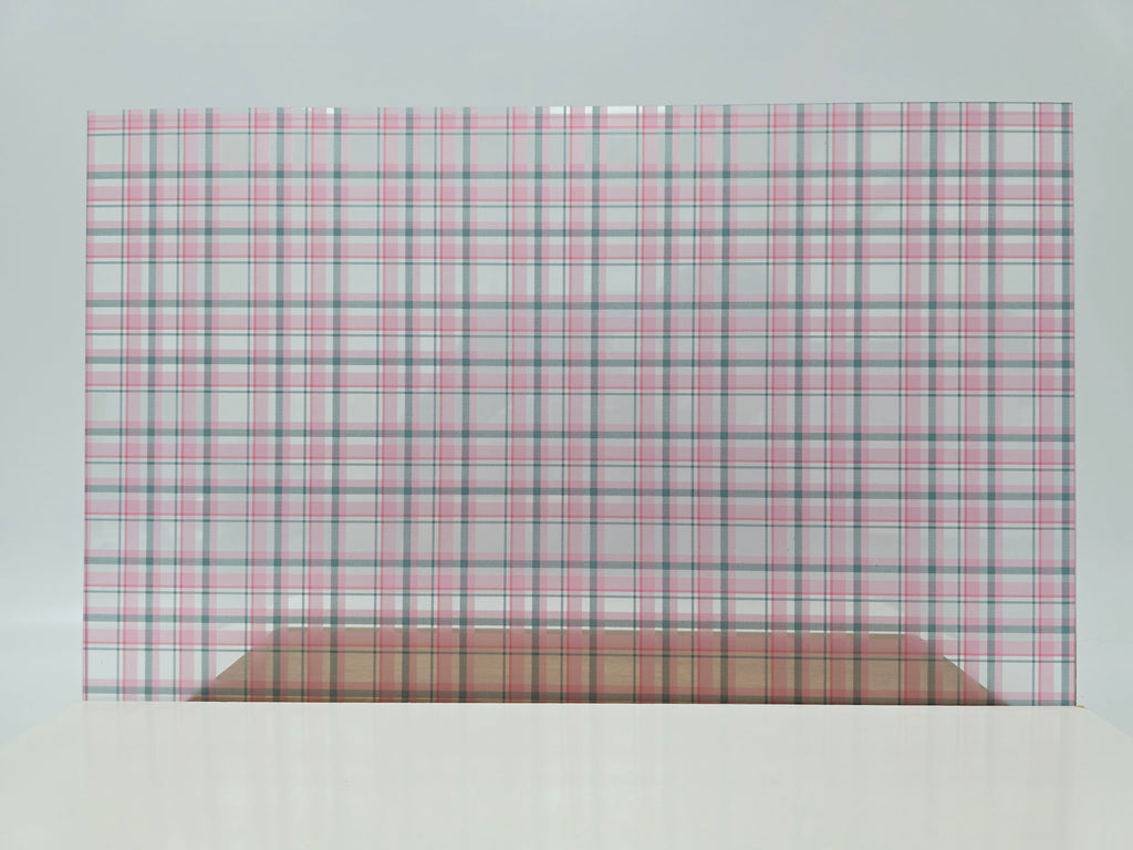 PatternPly® Transparent Pink and Green Plaid product photo 2
