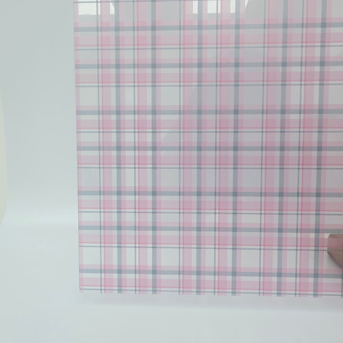 PatternPly® Transparent Pink and Green Plaid product photo 4