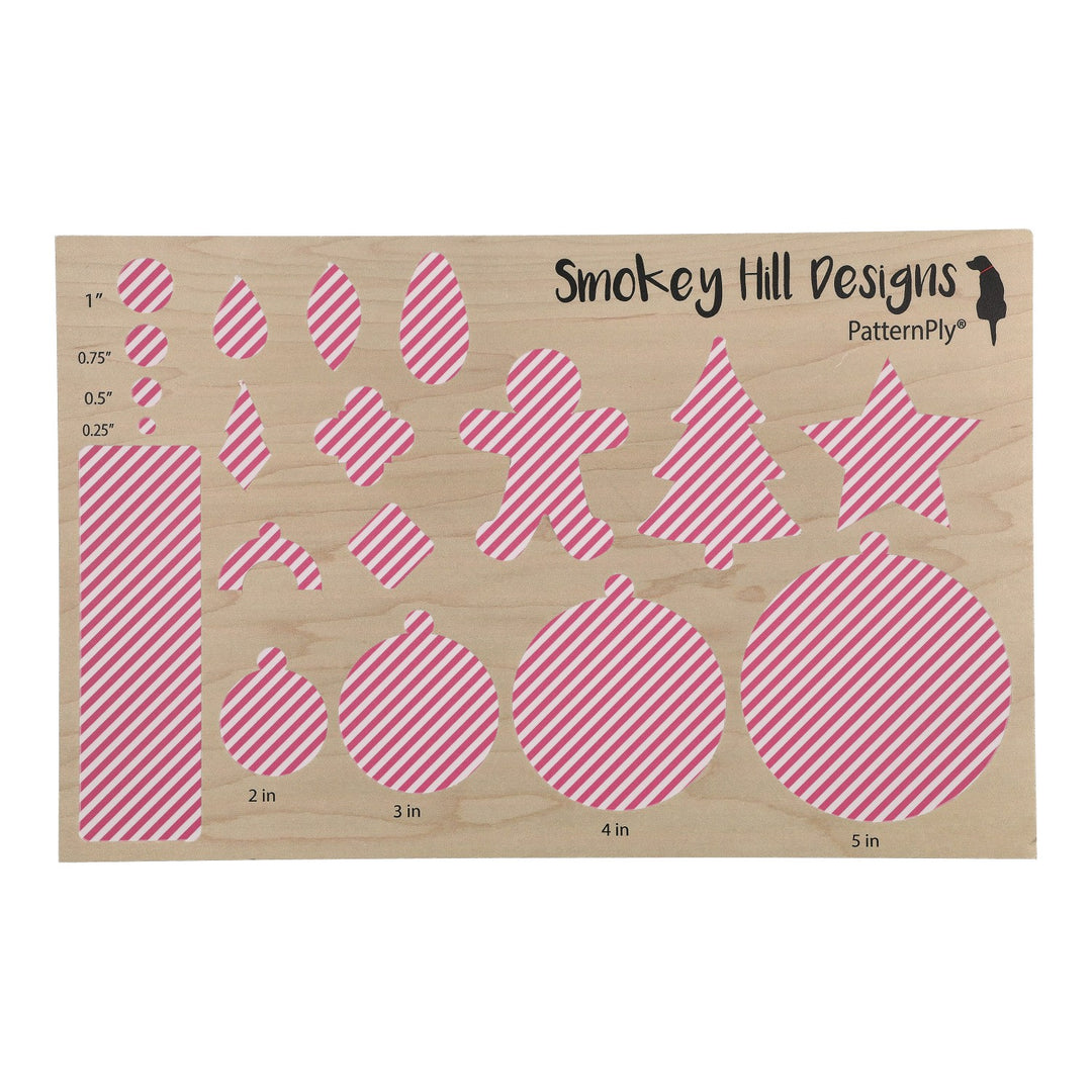 PatternPly® Full Coverage Pink and White Diagonal Stripes