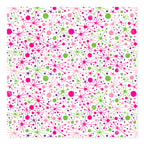 PatternPly® Scattered Pink Atomic Jacks sheet showing the pattern