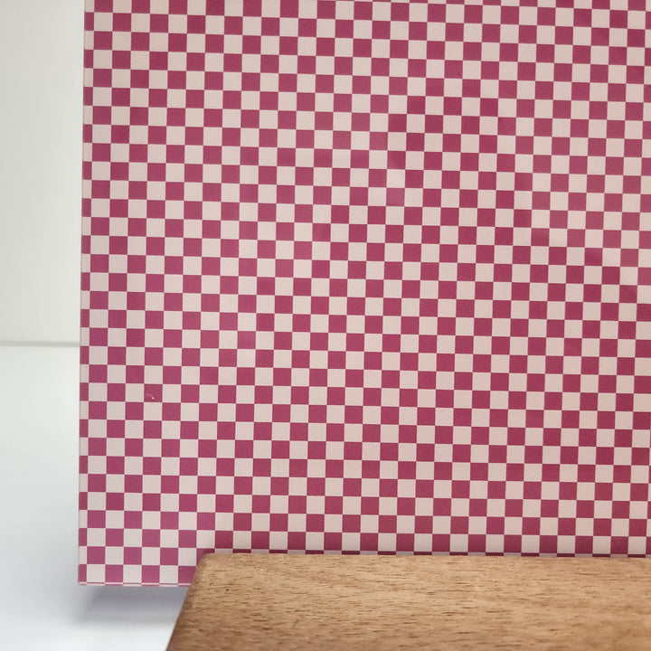 PatternPly® Pink and White Checkerboard