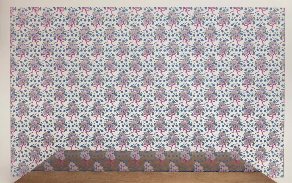 PatternPly® Scattered Coquette Floral Bouquet Pink Bows product photo 3