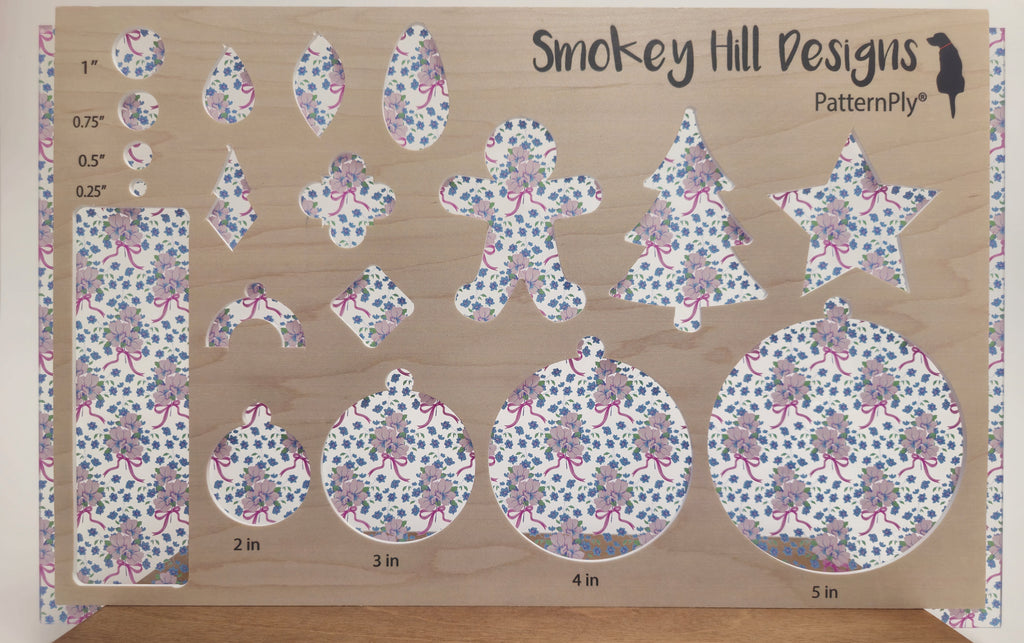 PatternPly® Scattered Coquette Floral Bouquet Pink Bows product photo 2