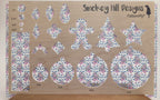 PatternPly® Scattered Coquette Floral Bouquet Pink Bows product photo 2