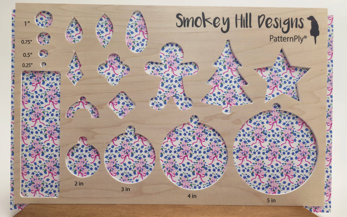PatternPly® Full Coverage Coquette Floral Bouquet Pink Bows product photo 2