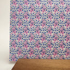 PatternPly® Full Coverage Coquette Floral Bouquet Pink Bows sheet showing the pattern