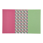 PatternPly® Full Coverage Pink Mid Century Trio sheet showing the pattern