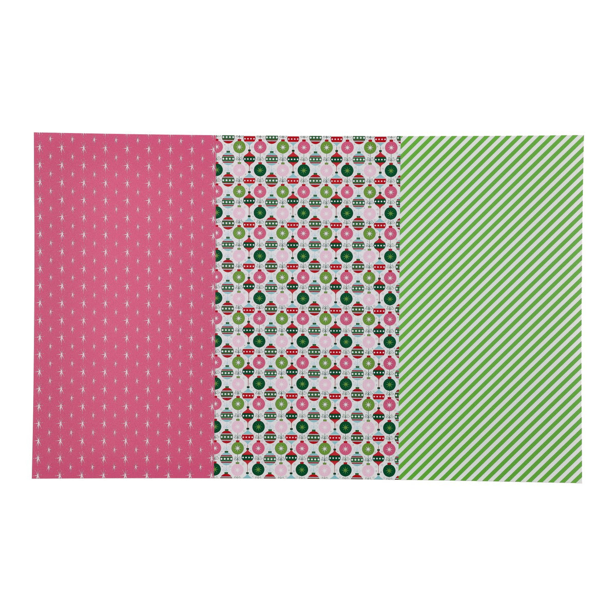 PatternPly® Full Coverage Pink Mid Century Trio sheet showing the pattern