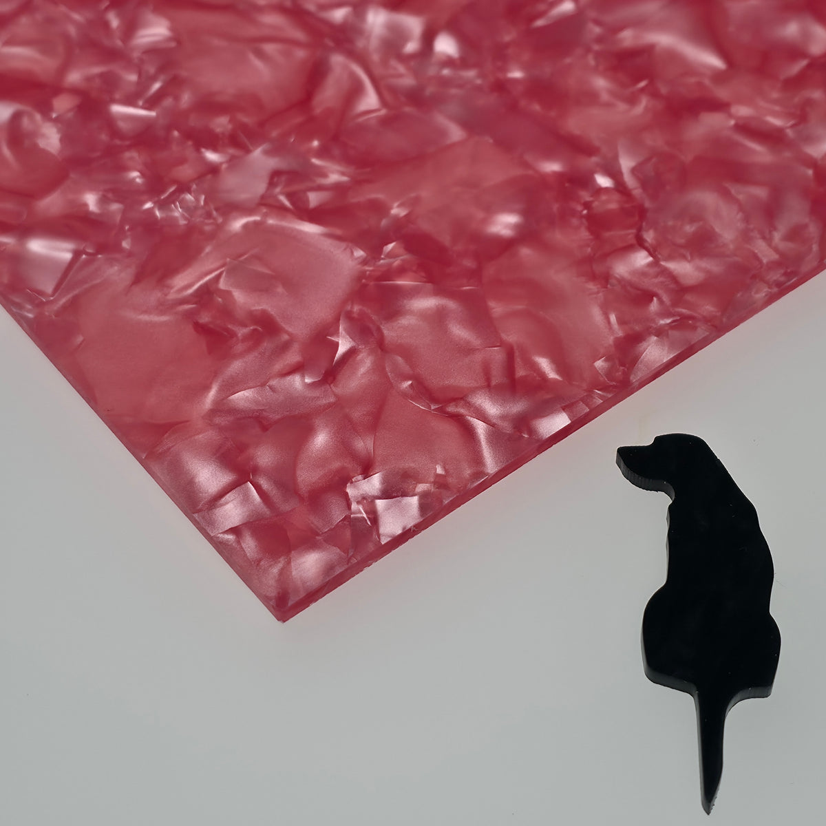 Pink Nova Planetary Pearl acrylic sheet