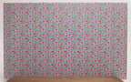 PatternPly® Full Coverage Pink Peonies Aqua Background product photo 3