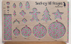 PatternPly® Full Coverage Pink Peonies Aqua Background product photo 2
