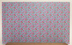 PatternPly® Full Coverage Pink Peonies Blue Background product photo 3