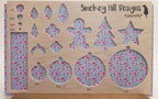 PatternPly® Full Coverage Pink Peonies Blue Background product photo 2