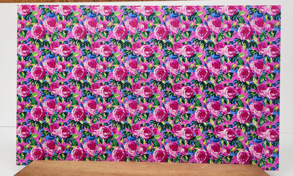 PatternPly® Full Coverage Pink Preppy Roses LARGE product photo 2