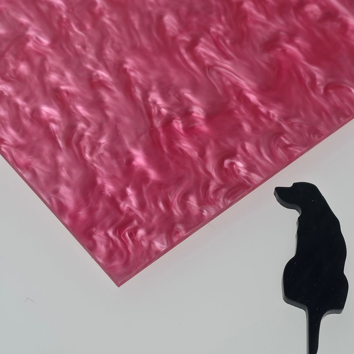 Pink Sapphire Planetary Pearl acrylic sheet