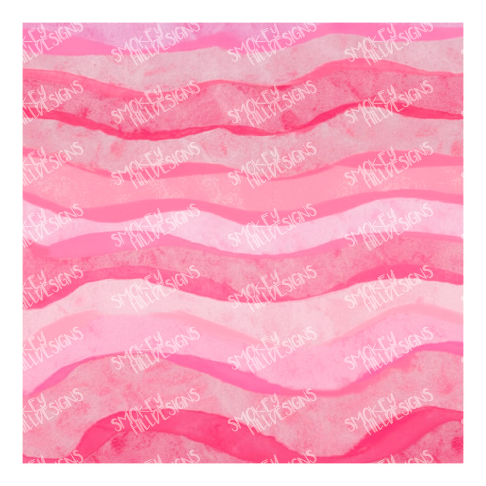 Pink R Watercolor Pattern PatternPly® Transparent Pink Watercolor – Smokey Hill Designs