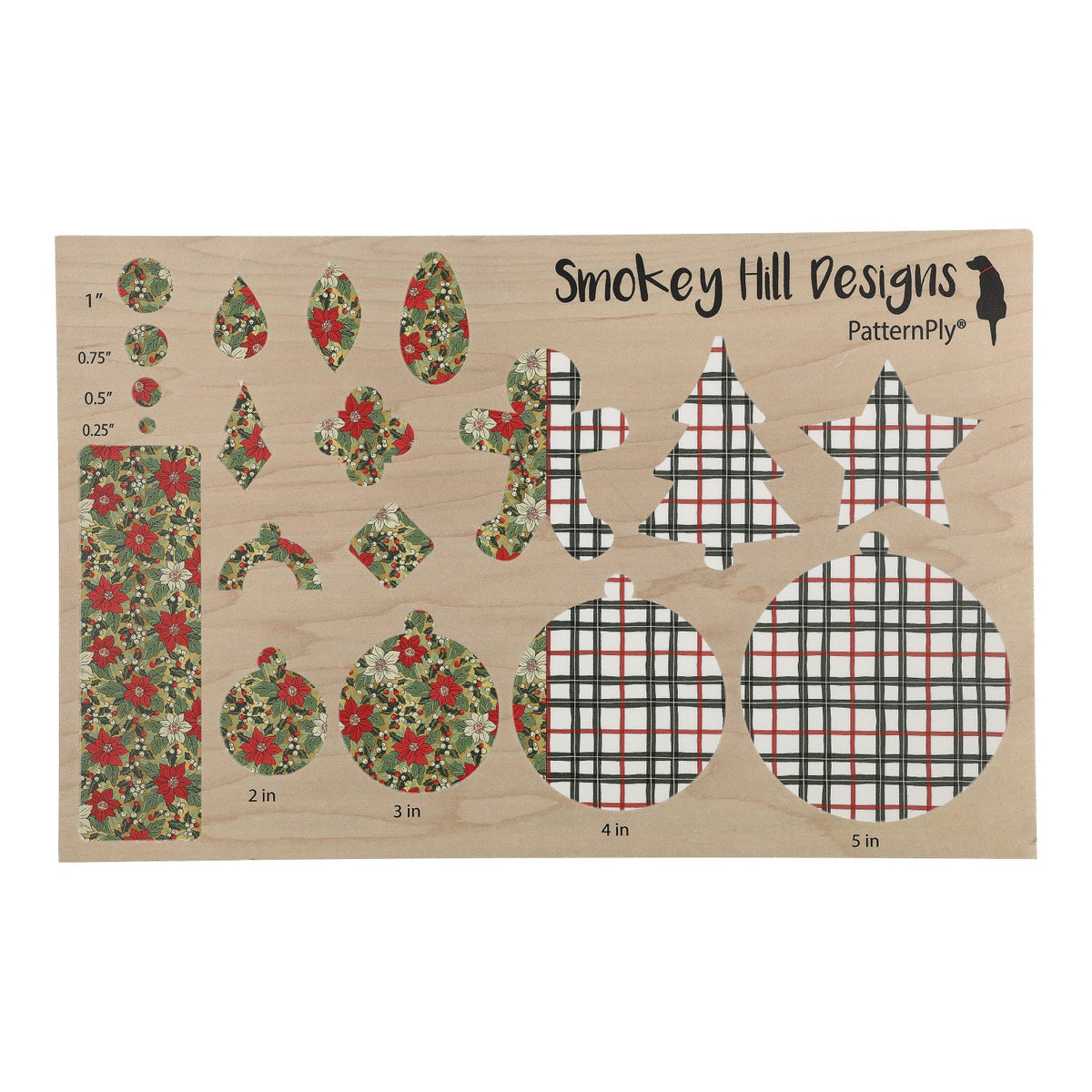 PatternPly® Full Coverage Poinsettia Plaid Duo product photo 2