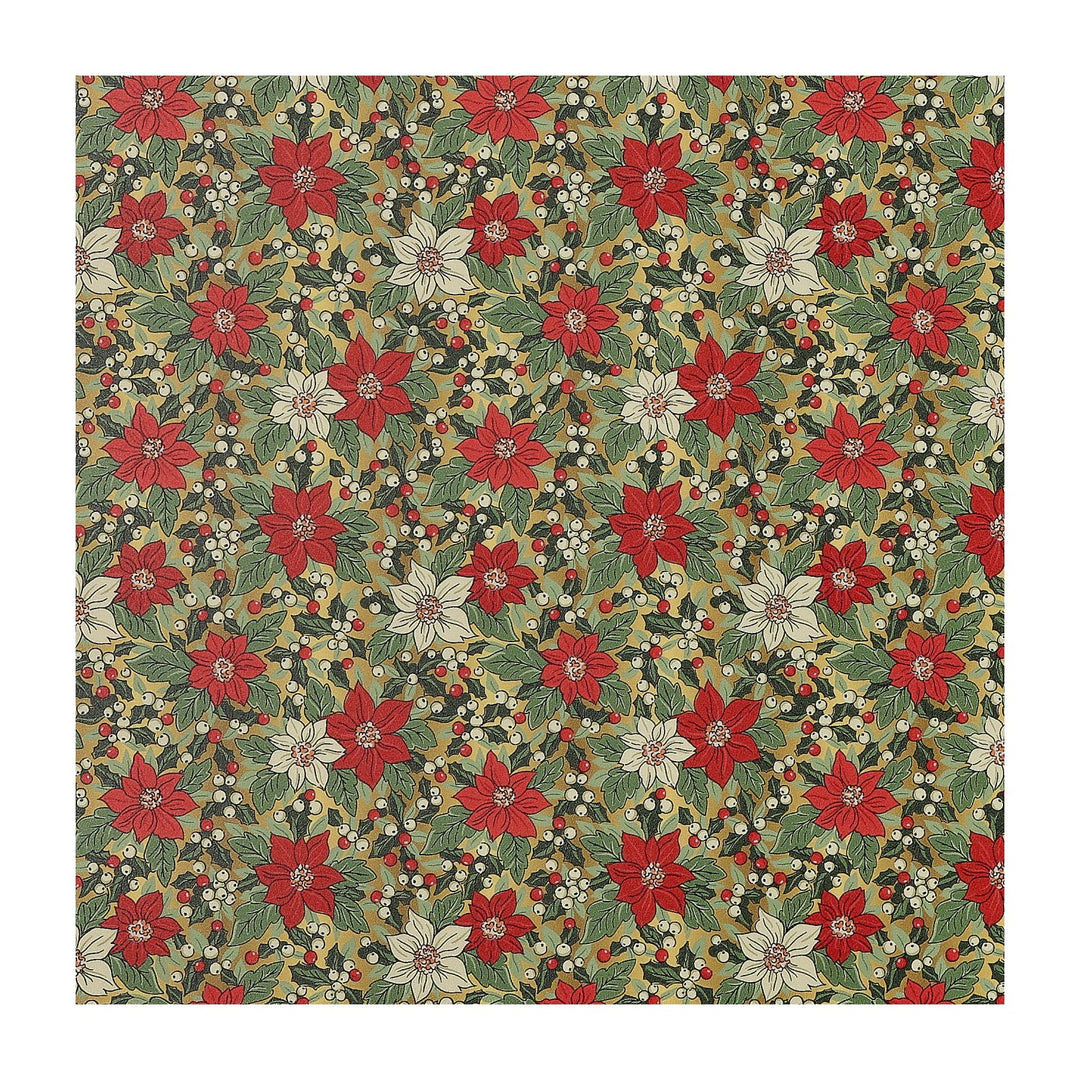 PatternPly® Full Coverage Poinsettia Plaid Duo