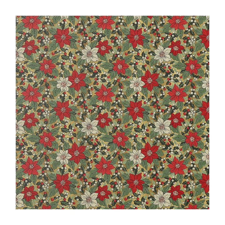 PatternPly® Full Coverage Poinsettia Plaid Duo