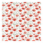 PatternPly® Scattered Poppies sheet showing the pattern