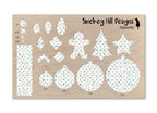 PatternPly® Scattered Preppy Pink And Green Mahjong