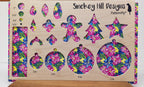 PatternPly® Full Coverage Preppy Hibiscus LARGE product photo 3