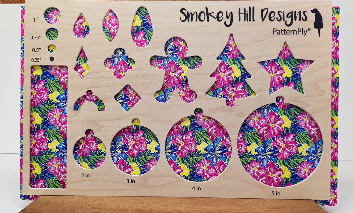 PatternPly® Full Coverage Preppy Hibiscus LARGE product photo 3