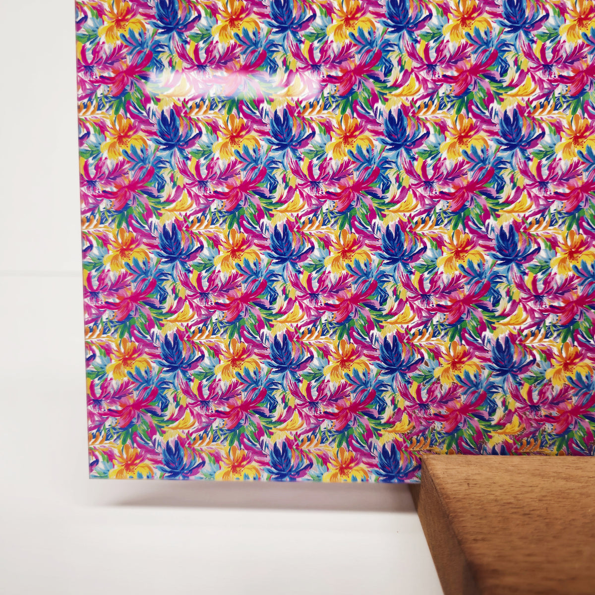 PatternPly® Scattered Tropical Brushstrokes sheet showing the pattern
