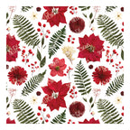 PatternPly® Scattered Pressed Poinsettia sheet showing the pattern