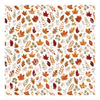PatternPly® Scattered Autumn Leaves sheet showing the pattern