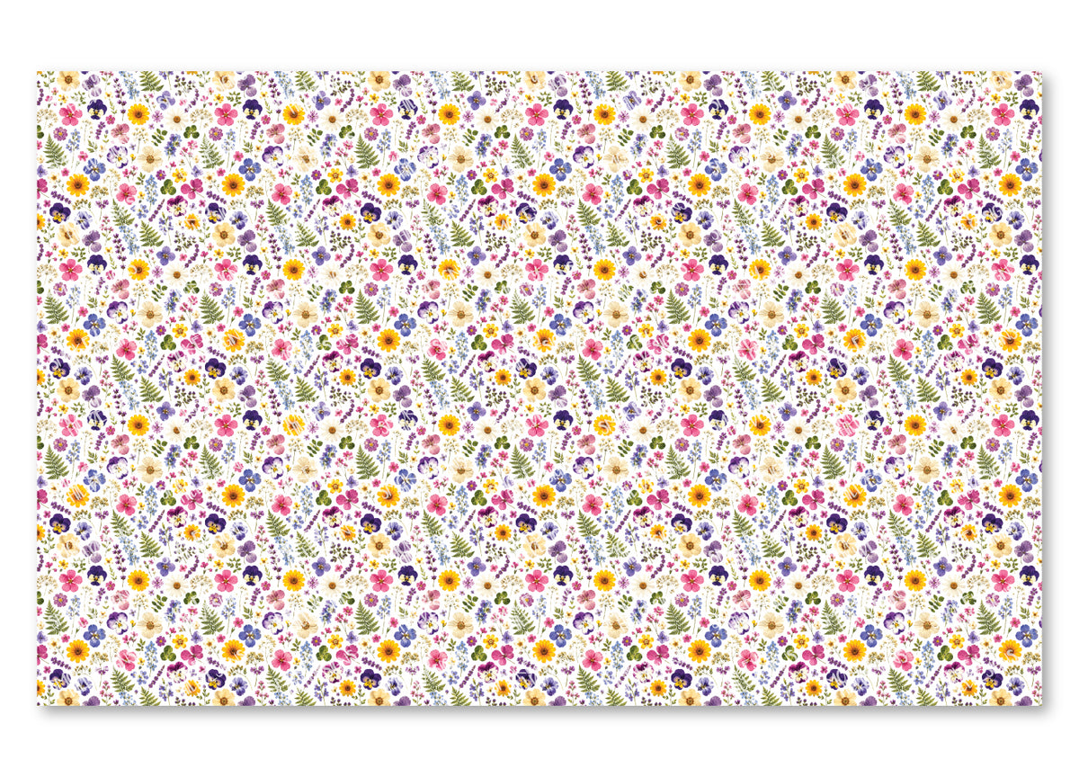 PatternPly® Scattered Colorful Pressed Flowers product photo 2