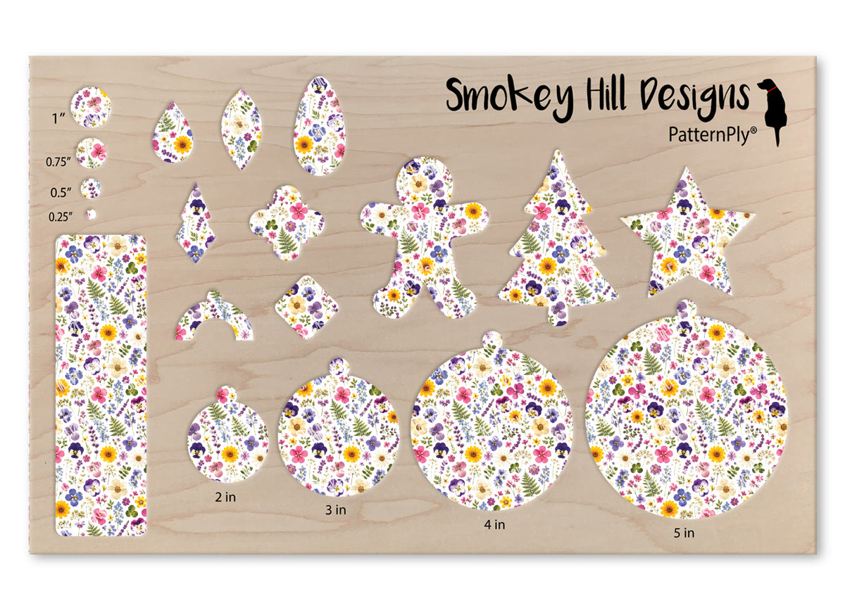 PatternPly® Scattered Colorful Pressed Flowers product photo 3