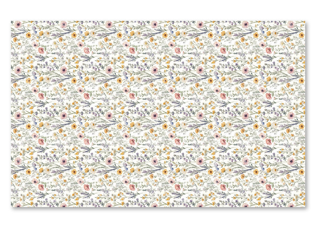 PatternPly® Full Coverage Pressed Wildflowers VERTICAL