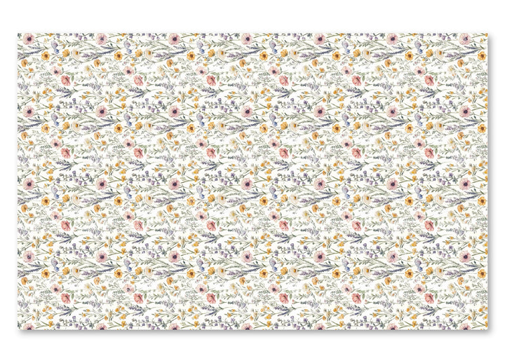 PatternPly® Full Coverage Pressed Wildflowers VERTICAL
