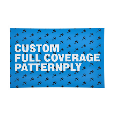 Custom Full Coverage PatternPly® sheet showing the pattern