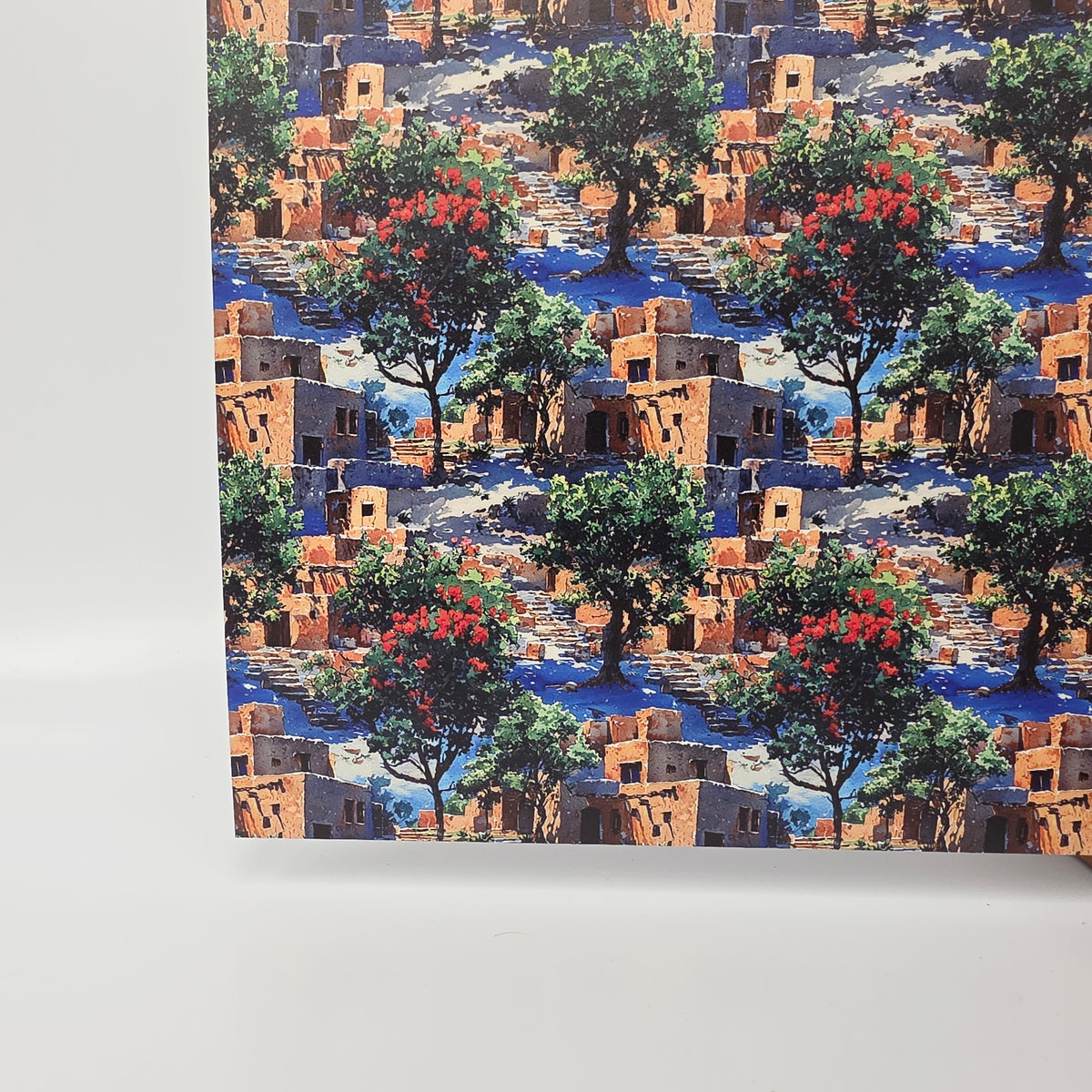 PatternPly® Full Coverage Pueblo Trees sheet showing the pattern