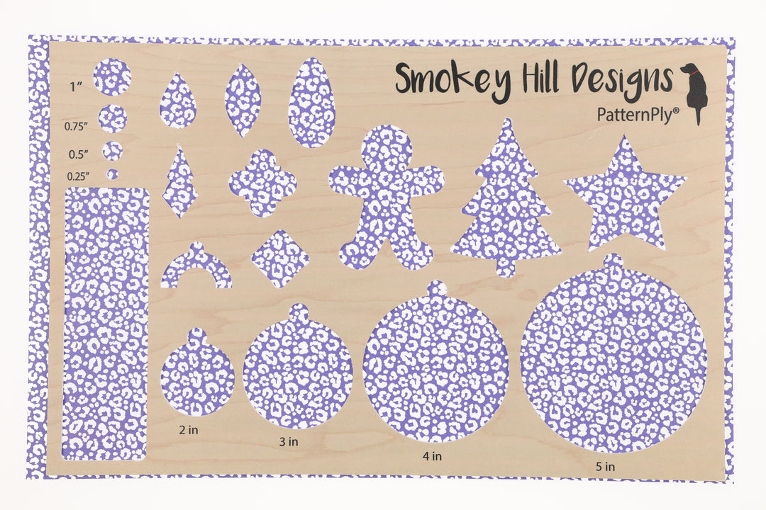 PatternPly® Scattered Leopard Purple