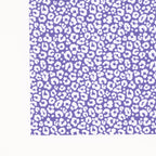 PatternPly® Scattered Leopard Purple sheet showing the pattern