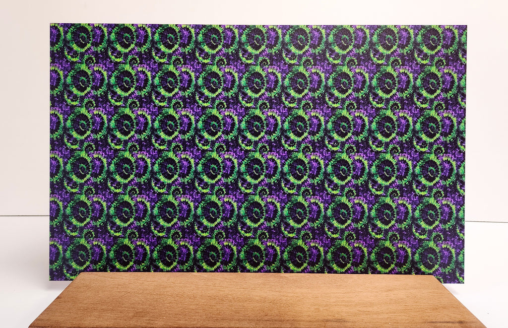 PatternPly® Full Coverage Green and Purple Halloween Tie Dye product photo 3