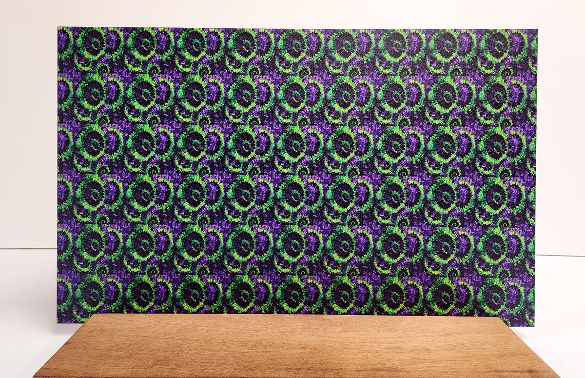 PatternPly® Full Coverage Green and Purple Halloween Tie Dye product photo 3