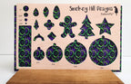 PatternPly® Full Coverage Green and Purple Halloween Tie Dye product photo 2