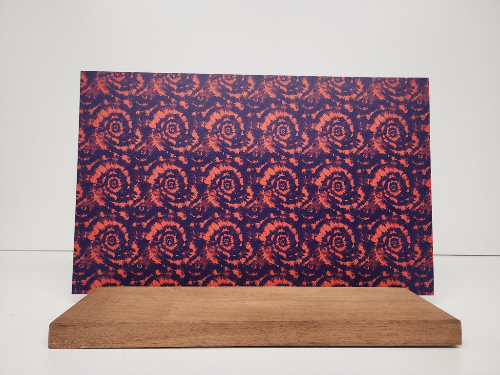 PatternPly® Full Coverage Orange and Purple Tie Dye product photo 3