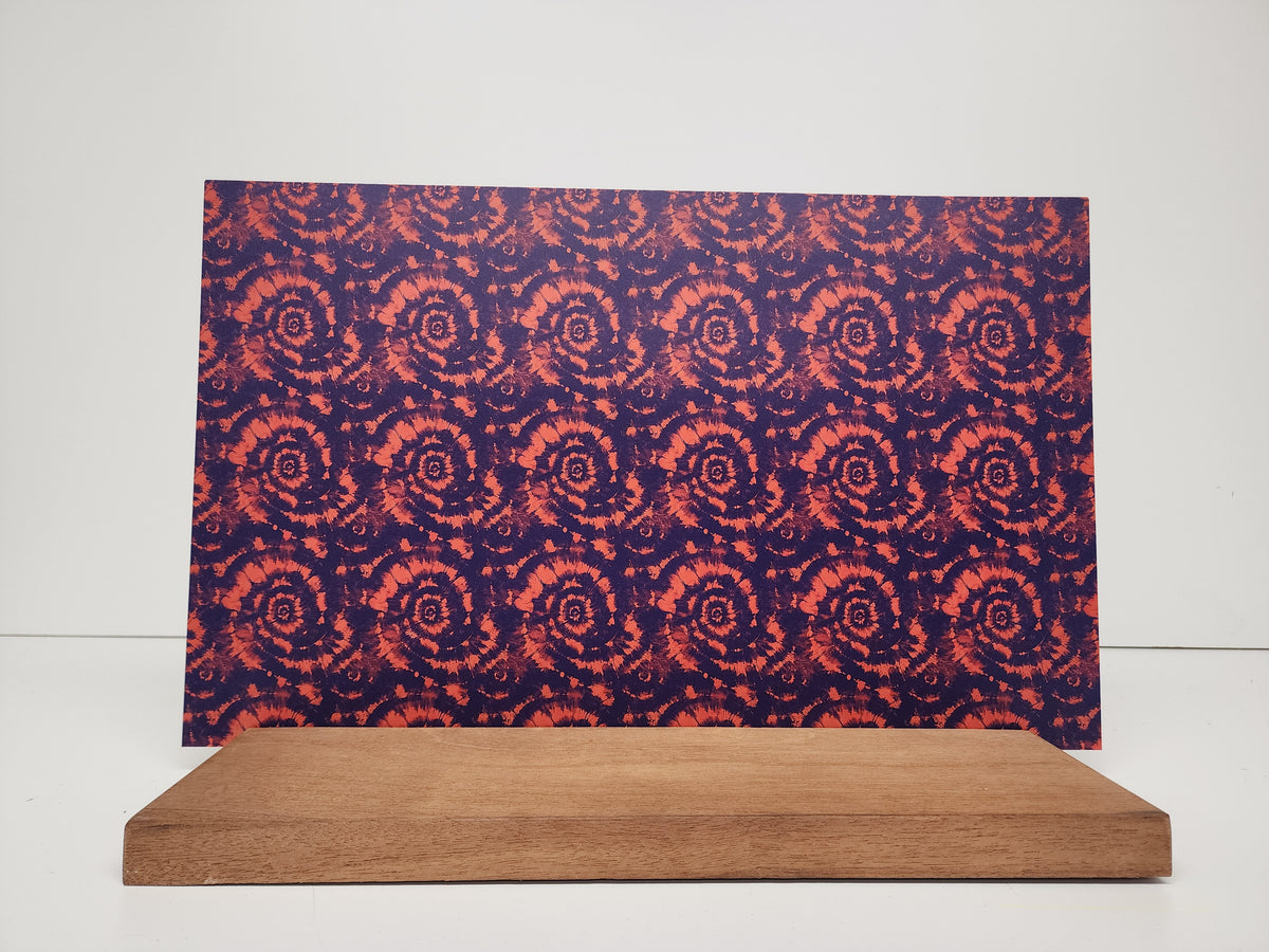 PatternPly® Full Coverage Orange and Purple Tie Dye product photo 3