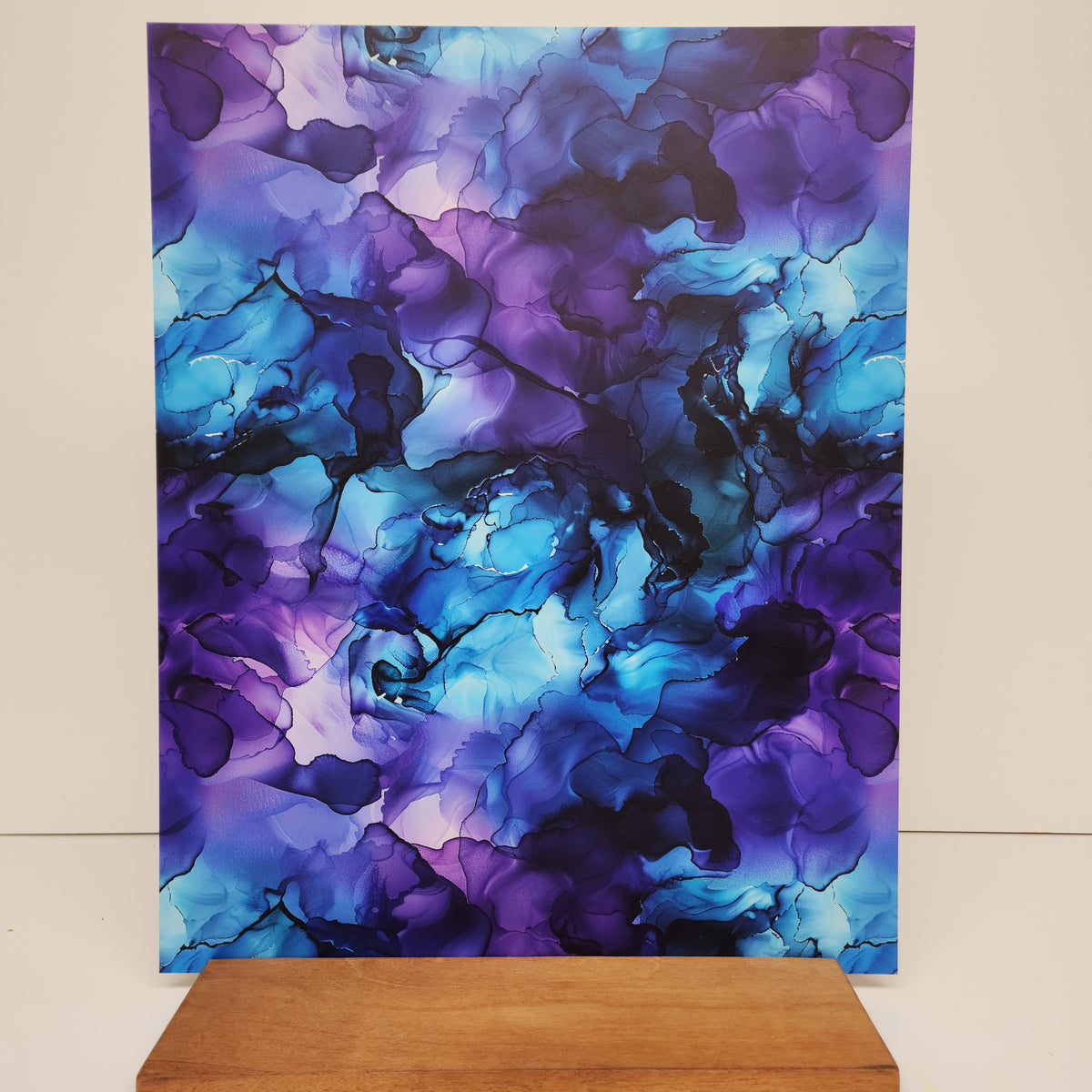 PatternPly® 19x24" Teal and Purple Ink XL Scale sheet showing the pattern