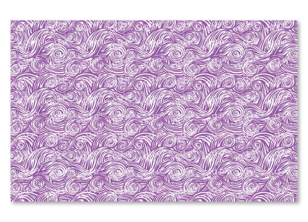 PatternPly® Scattered Purple and White Swirls