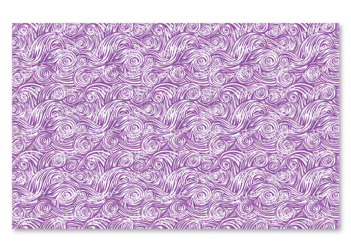 PatternPly® Scattered Purple and White Swirls