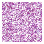 PatternPly® Scattered Purple and White Swirls sheet showing the pattern