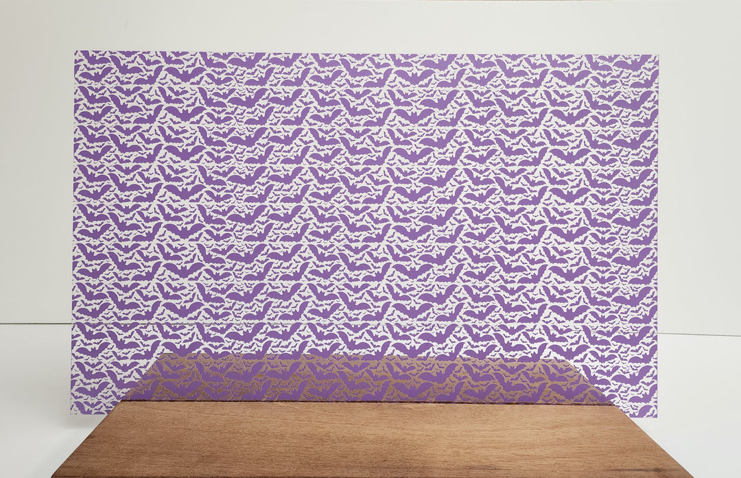 PatternPly® Scattered Purple Bats